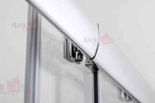 Душевая дверь в нишу AvaCan FС120-140 MT хром